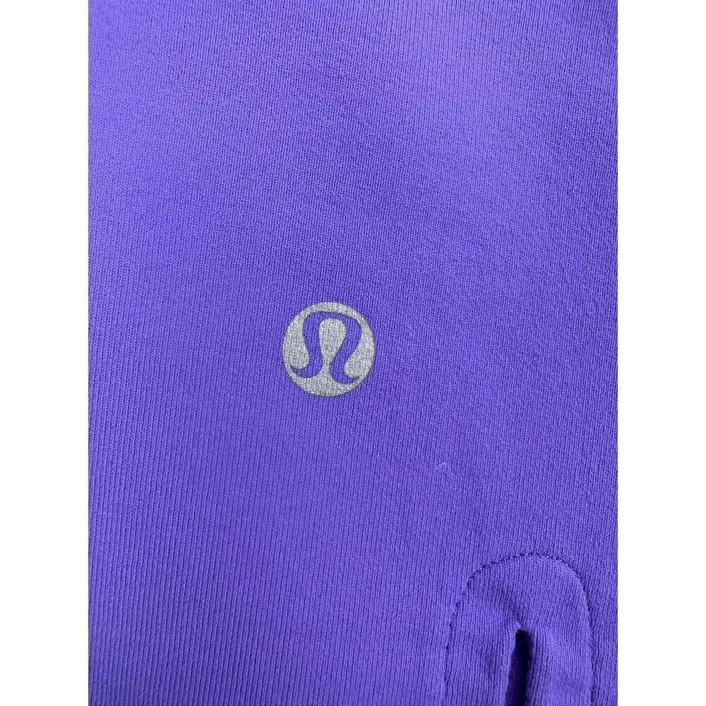 Lululemon Purple Cropped Capri Leggings Sz‎ 8